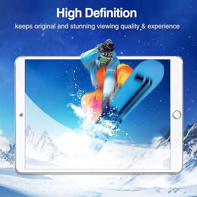 2Pack for iPad Pro 12.9 Gen 3rd,4th,5th (2018,2020,2021) 9H Tempered Glass Screen Protector