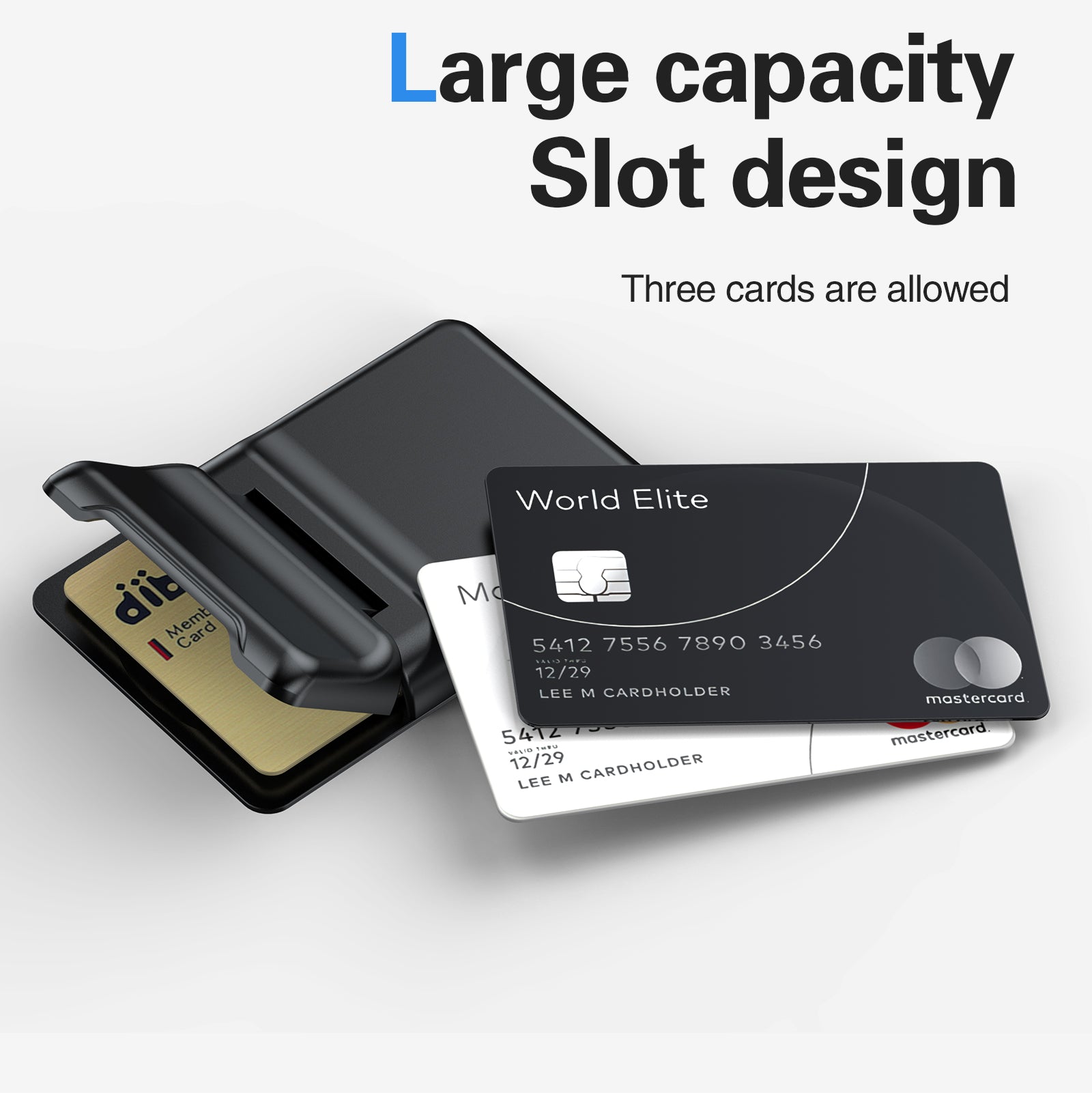 MagSafe Detachable Wallet with Adjustable Stand - Black