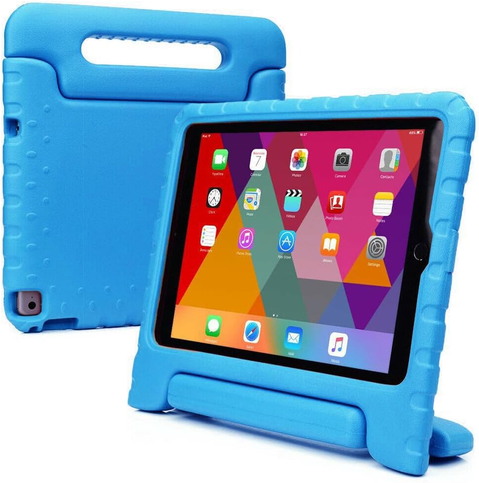 Kids Shockproof Foam Stand Case Cover for iPad Mini 4/5 – Durable, Lightweight, and Fun
