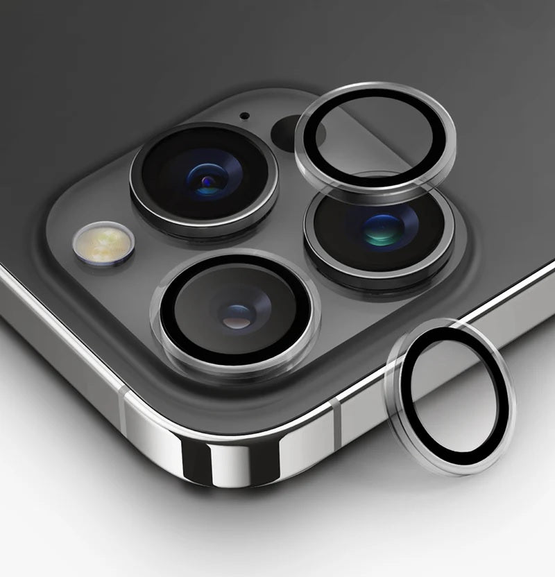 Apple iPhone 16 Camera Clear Lens Protector – Tempered Glass with Easy Auto-Alignment Tray