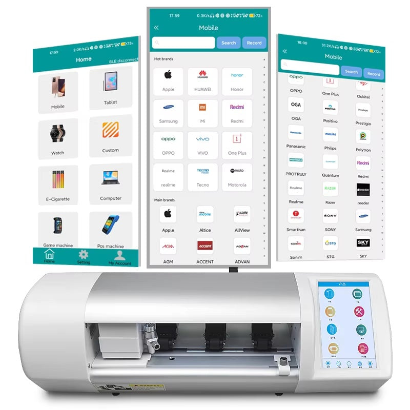 CaseZ Intelligent Screen Protector Plotter Cutting Machine – For Mobile, Tablet & Laptops Up to 16