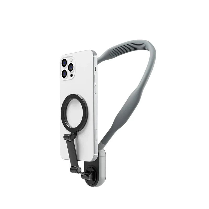 Smartphone Magnetic Neck Holder – Hands-Free Comfort Anywhere!