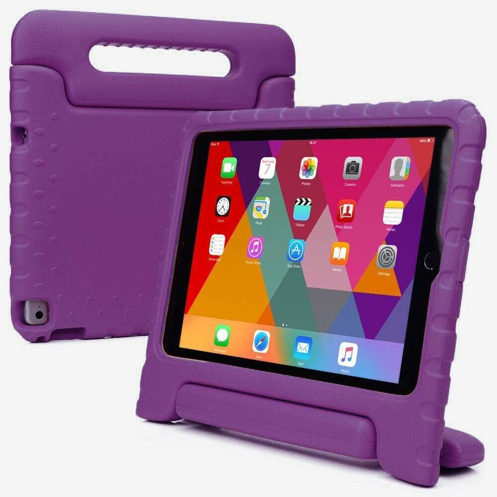 Kids Shockproof Foam Stand Case Cover for iPad Mini 4/5 – Durable, Lightweight, and Fun