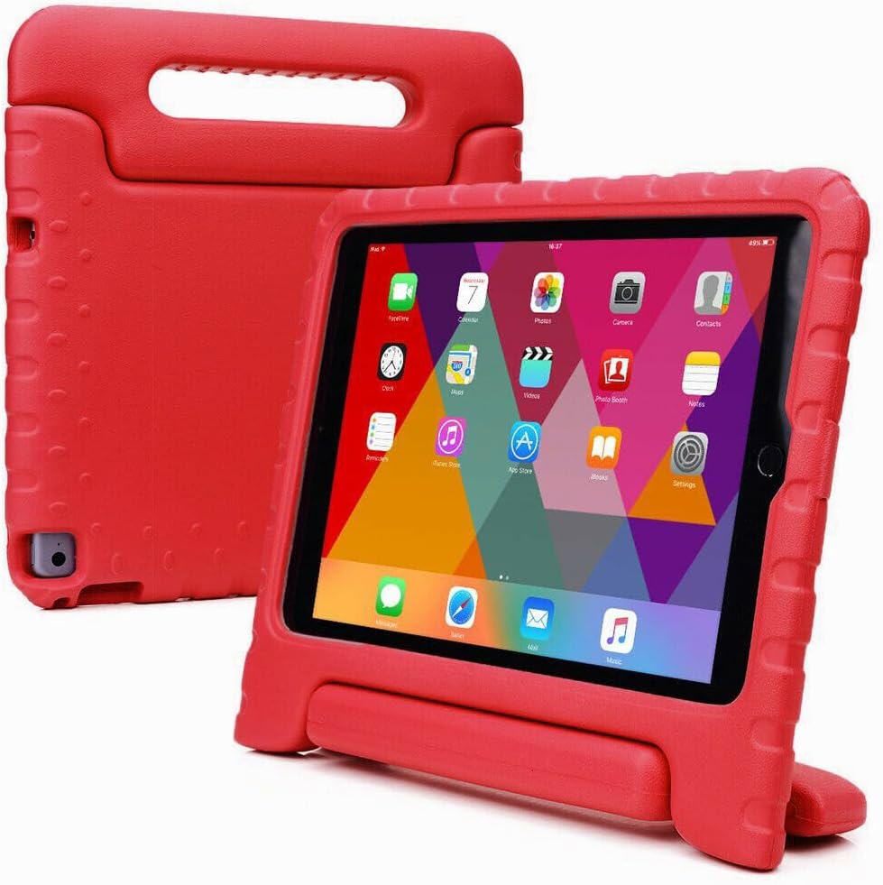 Kids Shockproof Foam Stand Case Cover for iPad Mini 4/5 – Durable, Lightweight, and Fun