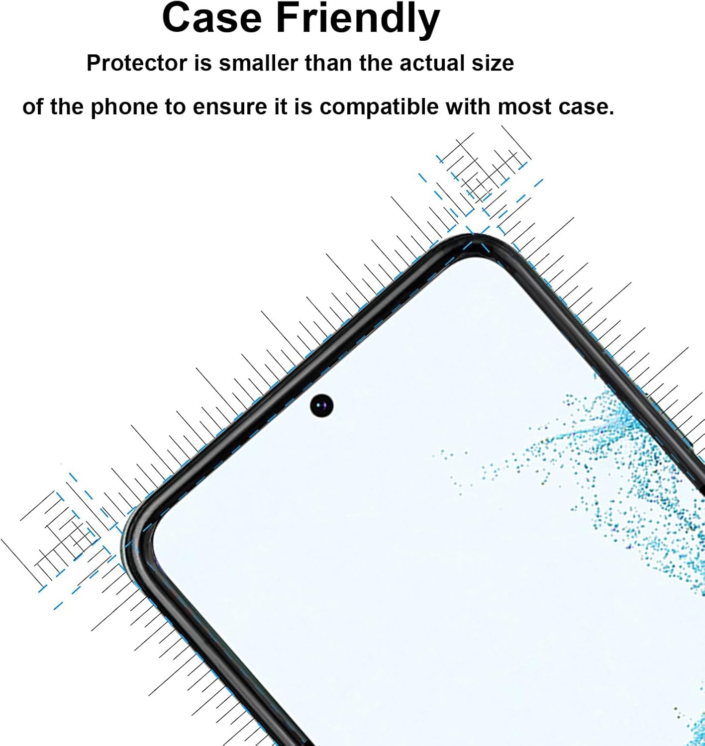 Samsung Galaxy S24 Clear Screen Protector – Case-Friendly, No Edge Coverage
