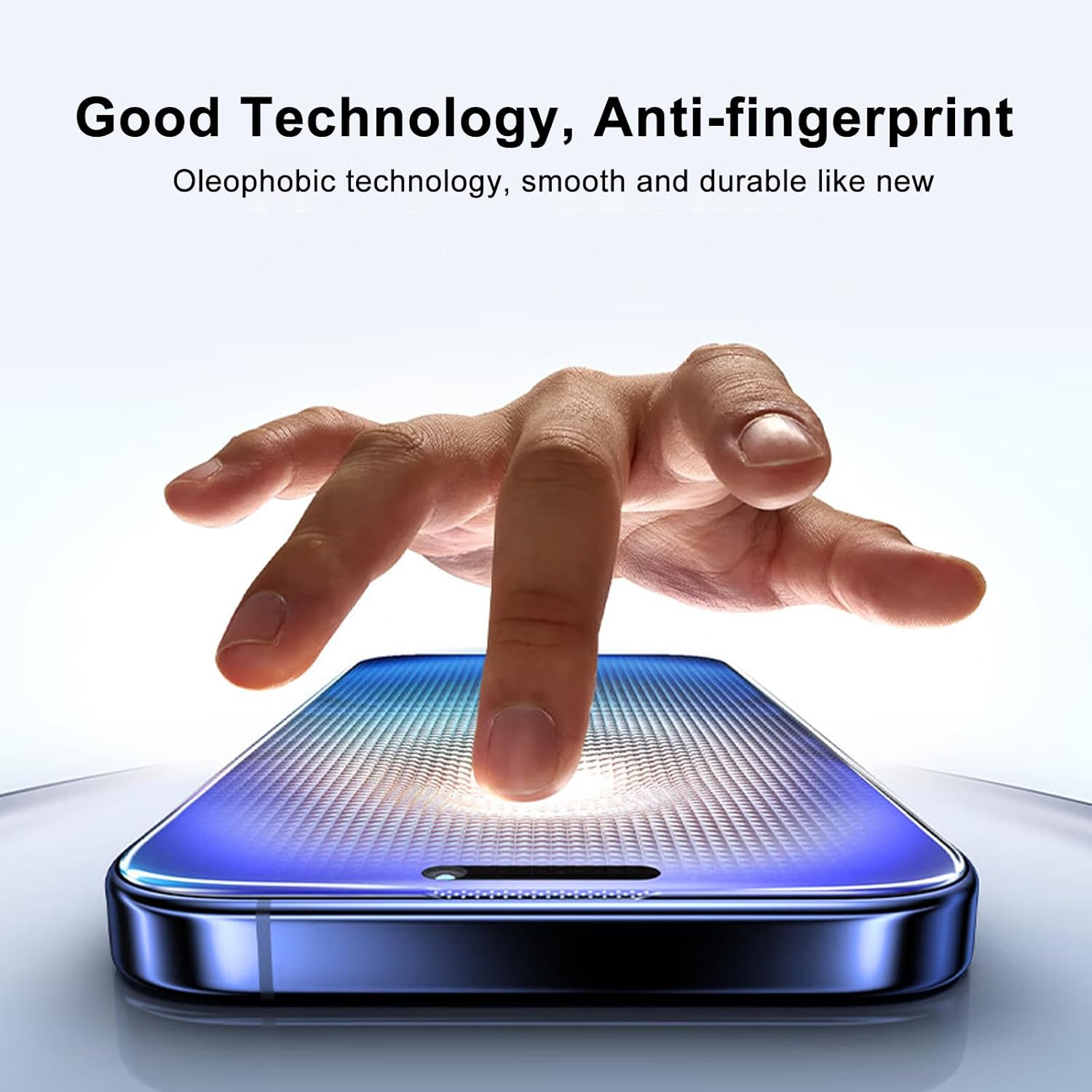 Apple iPhone 15 Clear Screen Protector – Case-Friendly, Bubble-Free, No Edge Coverage