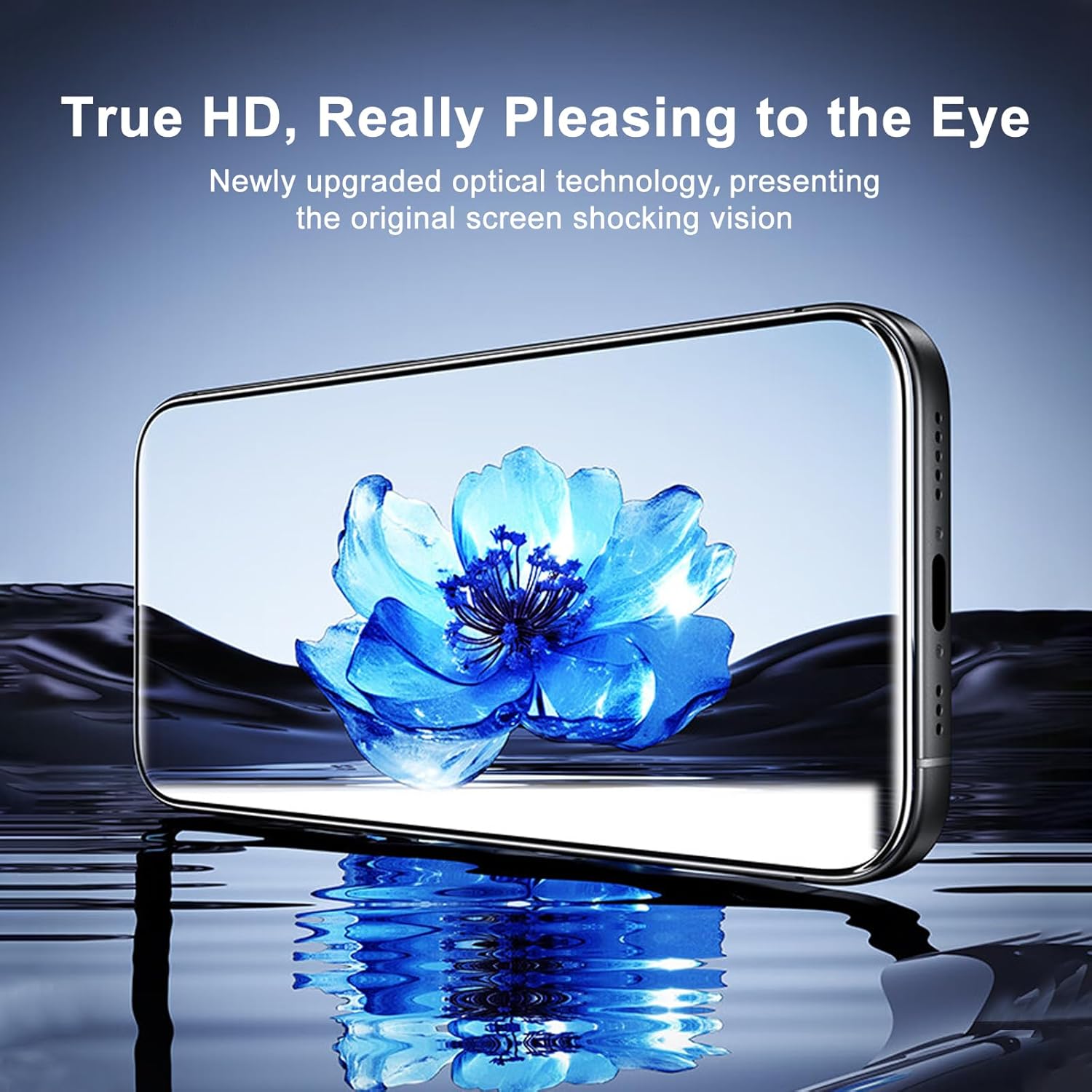 Apple iPhone 15 Clear Screen Protector – Case-Friendly, Bubble-Free, No Edge Coverage