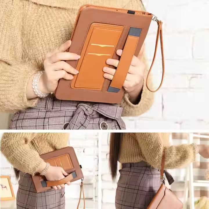 Soft Wallet Case with Handle & Card Slot – Compatible with iPad Mini 4/5