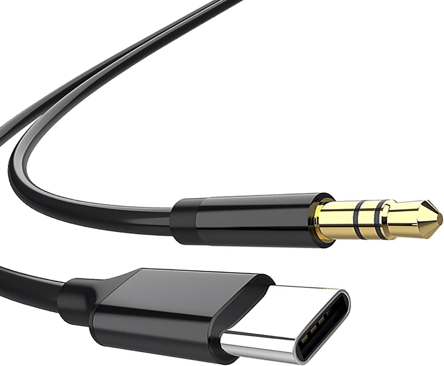 USB C to 3.5mm Aux Cable Male to Male Type C to 3.5mm Stereo Audio Car Aux Cables Headphones Adapter for All Type c Devices