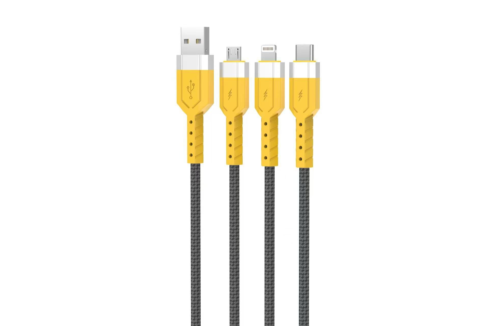 Heavy Duty Braided USB-A to USB-C Cable (1m) – 2.4A Fast Charging | Durable & Tangle-Free