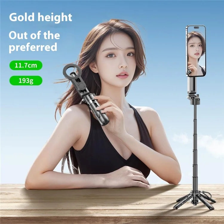 P15Mini Selfie Stick Tripod Phone Stand with Wireless Bluetooth Portable