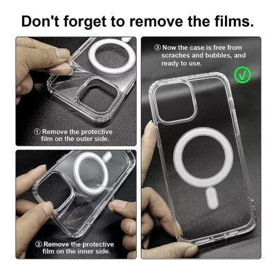 Redefine Heavy Duty Transparent Magsafe Cover Case for iPhone 15 / 15 Pro / 15 Pro Max