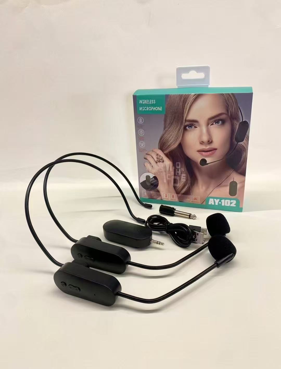 Wireless Microphone for Fitness Instructor , Yoga Speaker