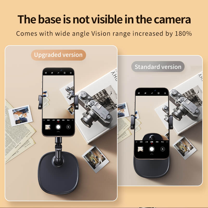 Phone Holder 360° Rotatable Live Broadcast Bracket Height Adjustable Desktop Mobile Phone Stand for iPhone Samsung Phone Holder