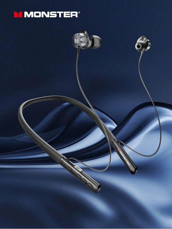 Monster - SG03 - Pro Wireless Neckband Earphones - Black