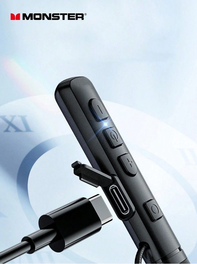 Monster - SG03 - Pro Wireless Neckband Earphones - Black