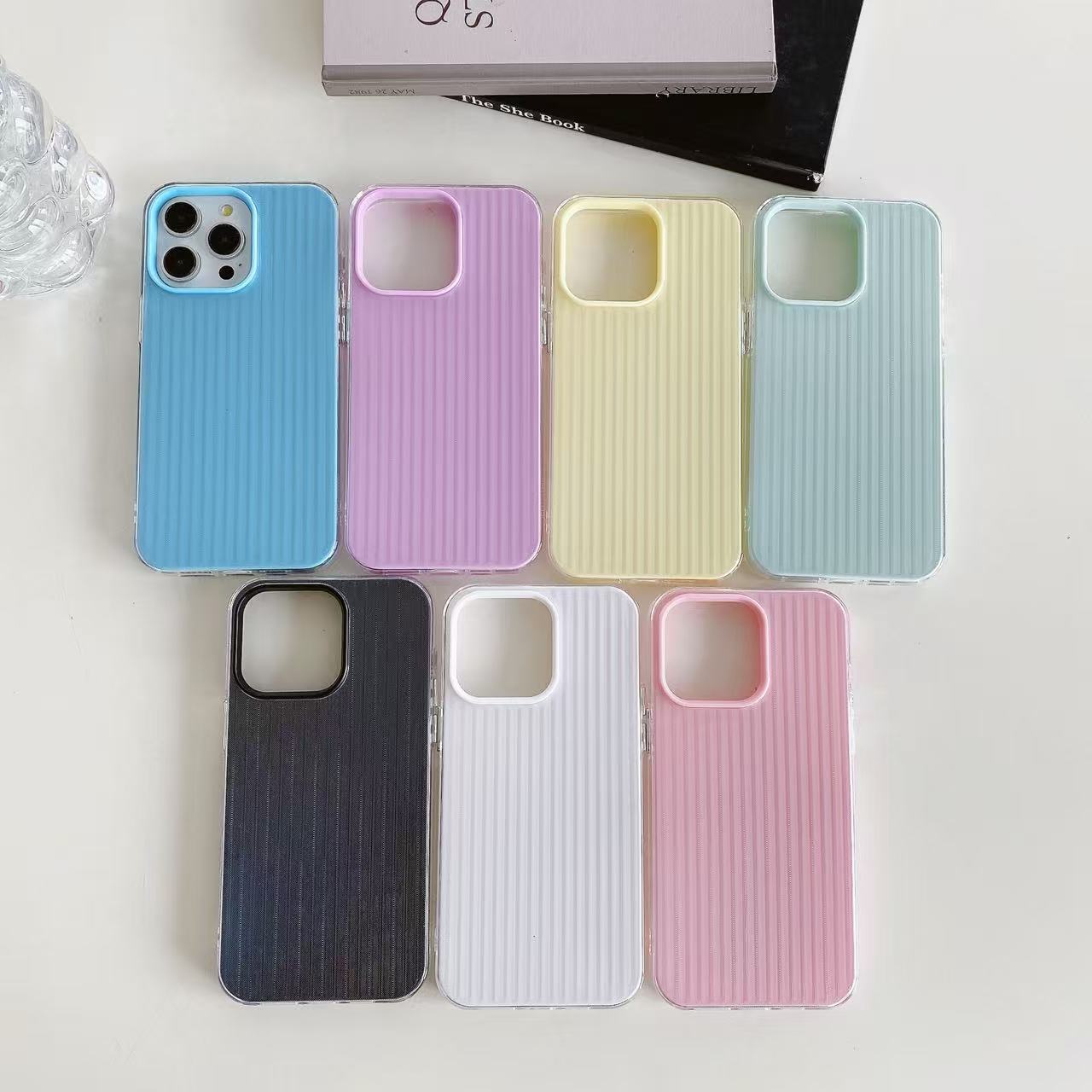 Two piece clear/black 16 Liquid TPU Silicone Case for iPhone Sporty 16