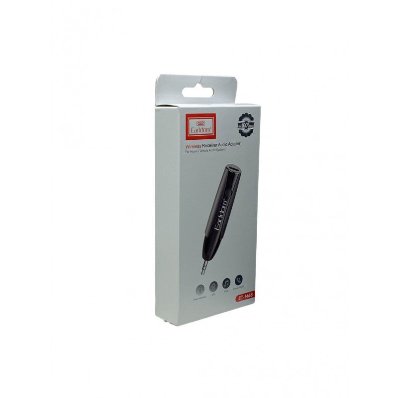 EARLDOM ET-M68 WIRELESS BLUETOOTH RECEIVER AUDIO ADAPTER - BLACK