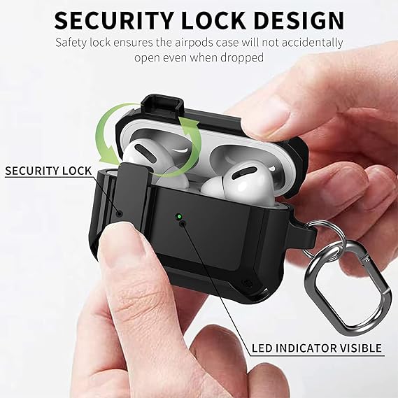 Shockproof Air pods Pro 2 case military grade