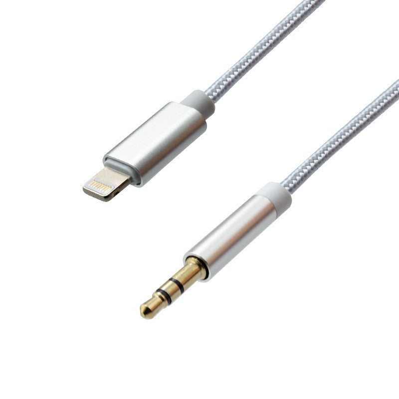 Lightning to 3.5mm Aux Cord 1m – Stereo Audio Cable for iPhone, Car & Speakers