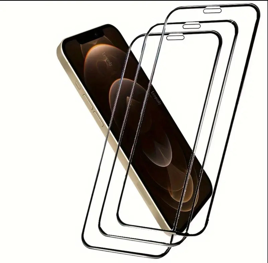 Pbuddy 9d Tempered Glass Screen Protector IPhone 7/8 plus x/xs/11/12/13/14/15 pro max mini (3 pack)