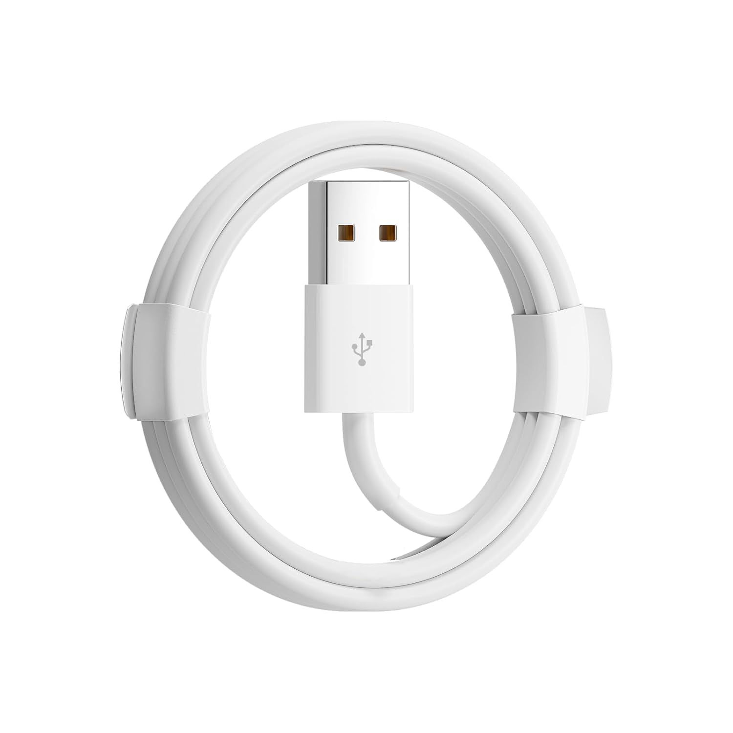 1M USB to Lightning Cable – Fast Charging & Data Sync Cord (White)