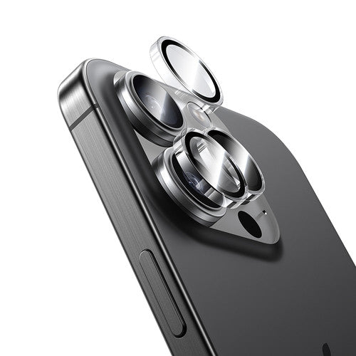 Apple iPhone 15 Camera Clear Lens Protector – Tempered Glass with Easy Auto-Alignment Tray