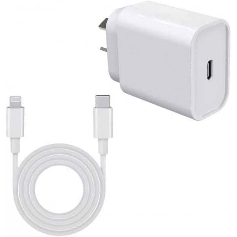 Pbuddy IPhone 12 13 14 Charger【MFi Certified} 20W PD USB C Wall Charger With 6FT 3A Super Fast Charging Cable For IPhone 13/14 Pro Max/12/12 Mini/Pro Max/11 Pro Max/Xs Max/XR/X, IPad 2m cable Inc