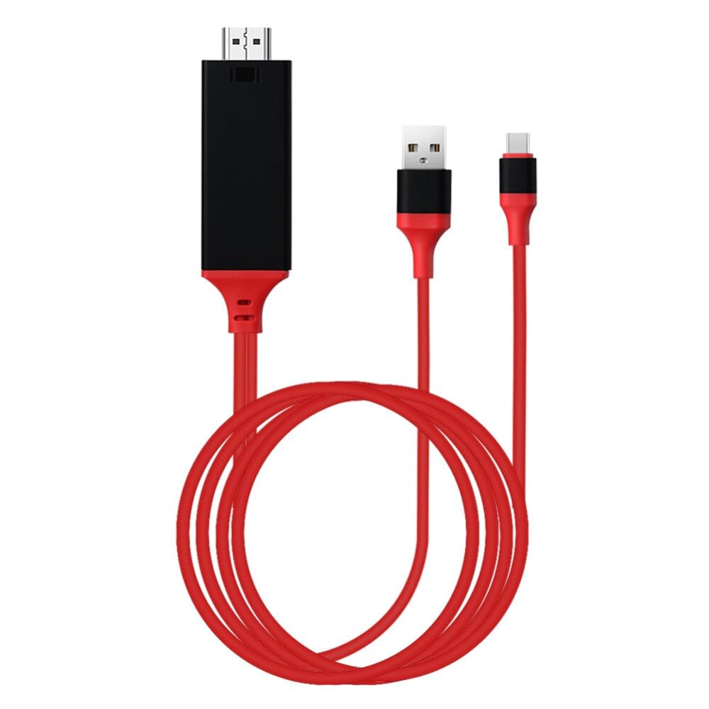 Pbuddy USB Type C to HDMI-Compatible Mirroring Charging Cable 4K for Android Phone