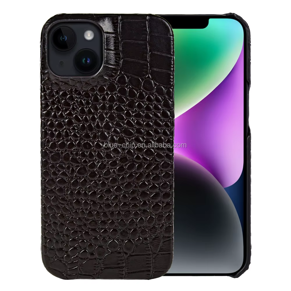 Alligator Pattern Leather Case for iPhone 14 Pro Max
