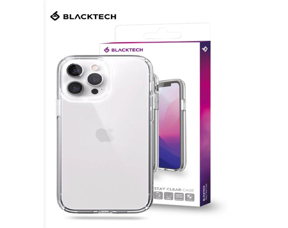 Blacktech iPhone 13 Pro Hard Protective Case Bumper