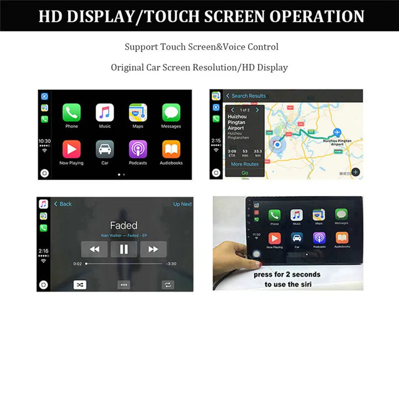 Wired CarPlay Dongle Android Auto For Car Radio With Android System Version 4.4.2 And Above