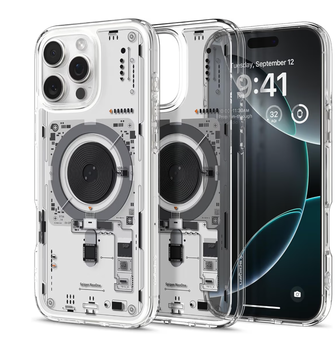 SPIGEN Ultra Hybrid Neo One MagFit for iPhone 15, Compatible with MagSafe Magnetic Ring, Sleek Internal Design Air Cushion TPU Bumper Raised Edges Cover
