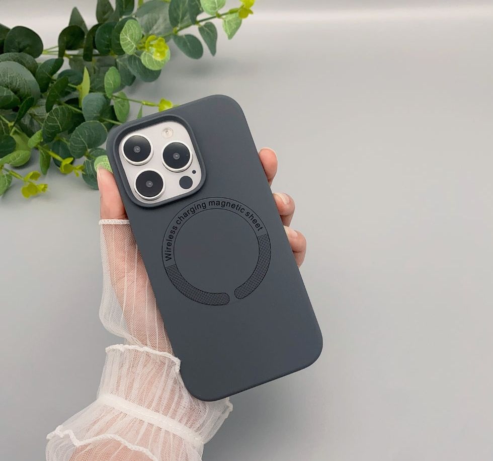 iPhone 16 Liquid Silicone Case for iPhone: MagSafe Compatible, Sporty Wireless Charging for 16