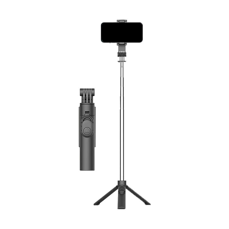 Stainless Steel Selfie Stick Tripod Bluetooth Mini Size