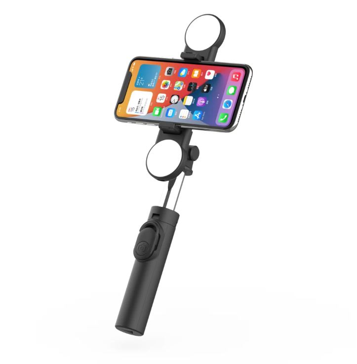 Extendable Selfie Stick Tripod with Wireless Remote and Tripod Stand Selfie Stick with Light